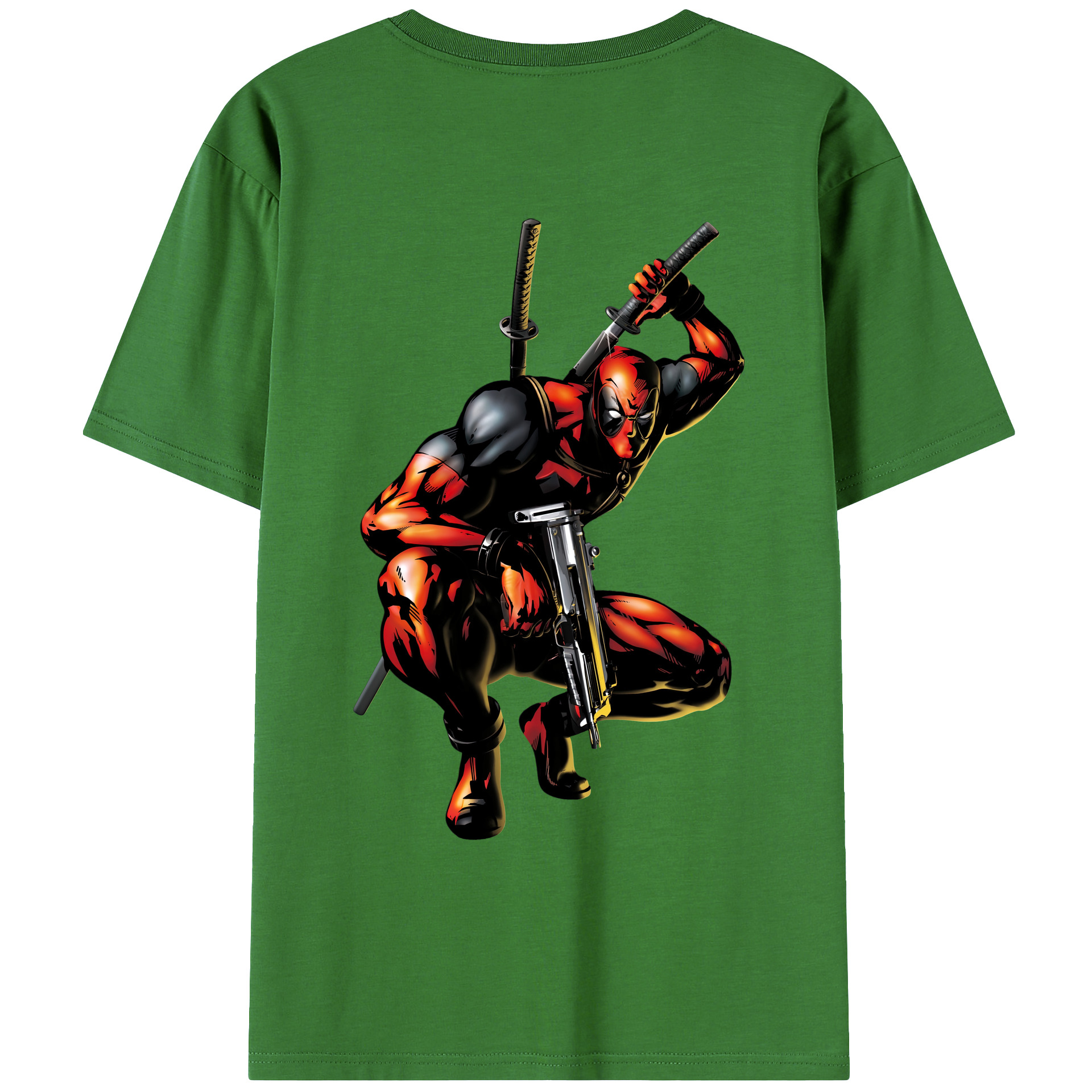 （画像用） Deadpool デッドプール レディース半袖Tシャツ(バックプリント)